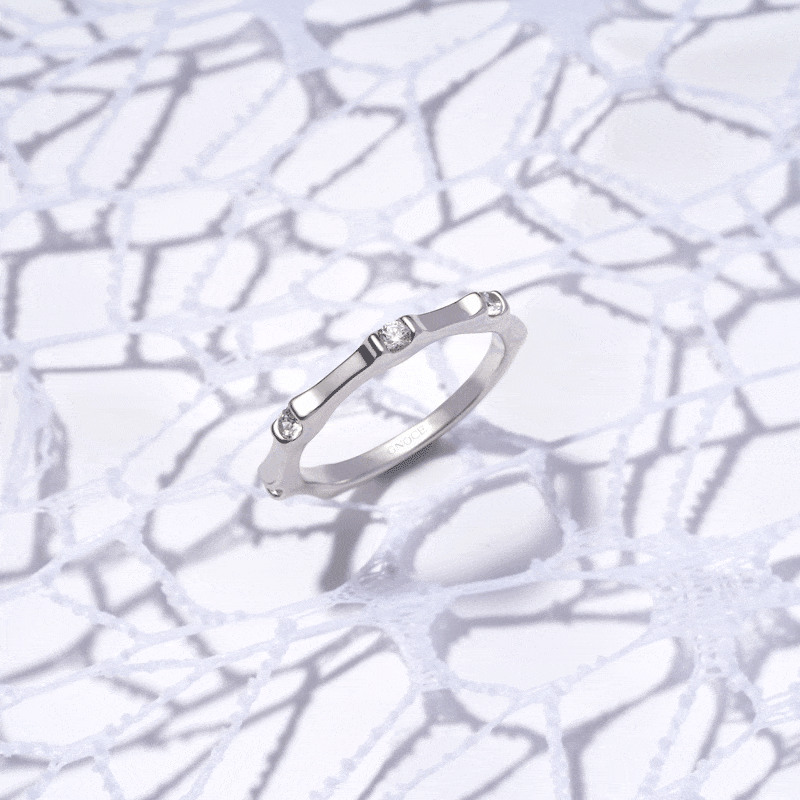 Silver Bamboo Ring