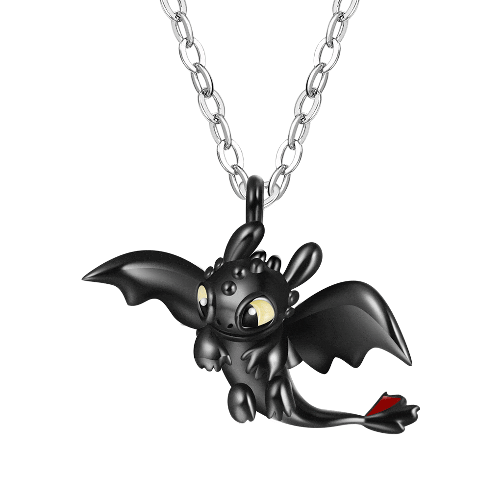 Toothless Flapping Wings Necklace