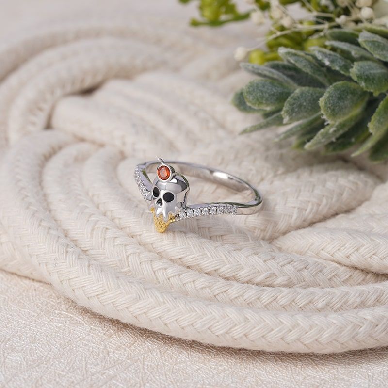 Skull Ice Cream V Ring