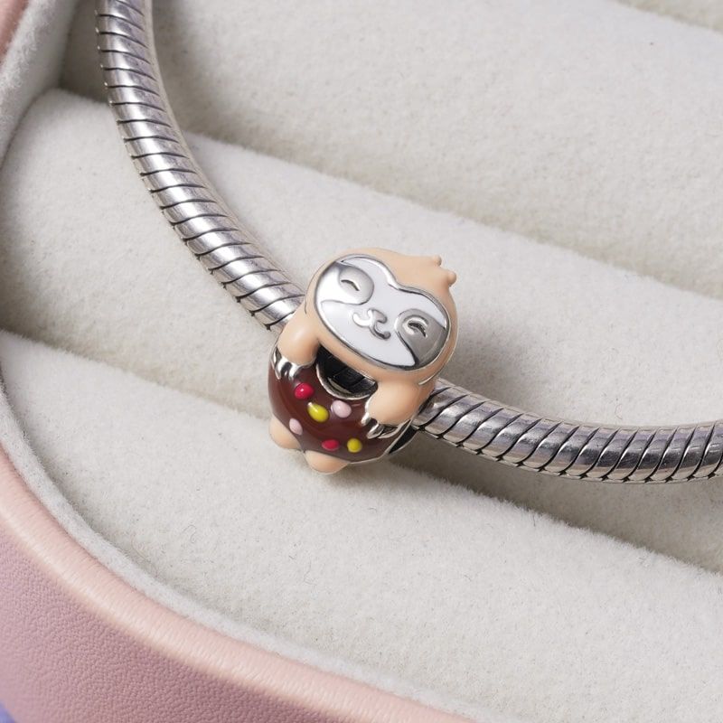Sloth Donut Charm