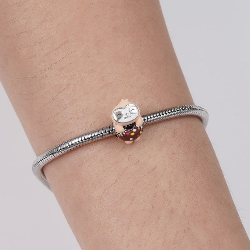 Sloth Donut Charm