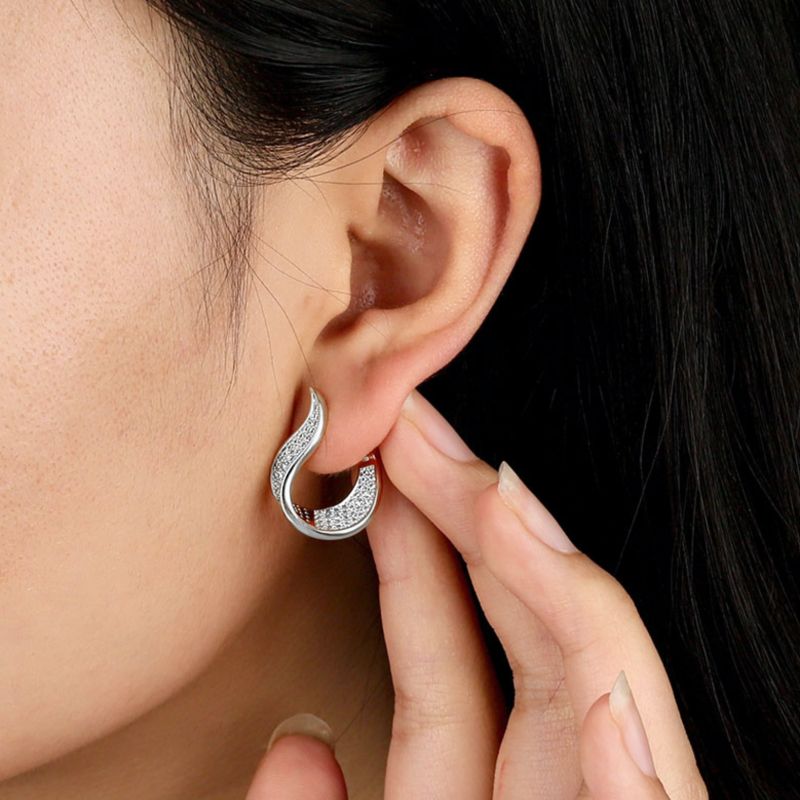 Hoop Stud Earrings