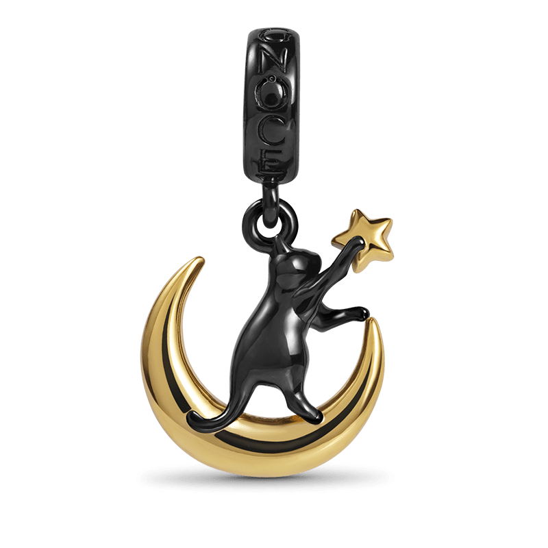 Cat & Moon Pendant