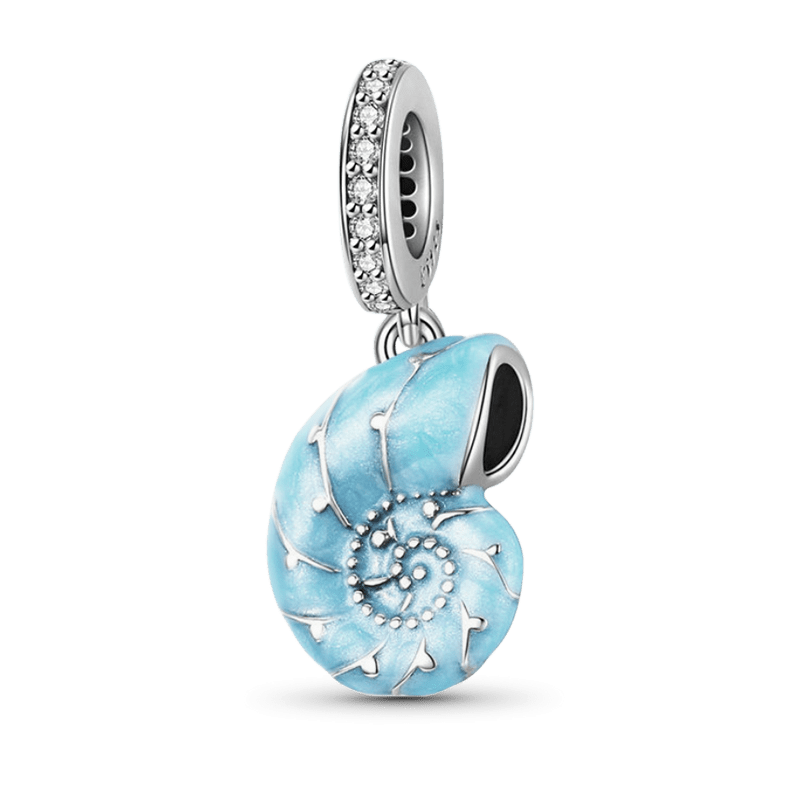 Blue Sea Snail Pendant