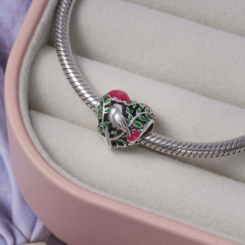 Bird in the Woods Charm