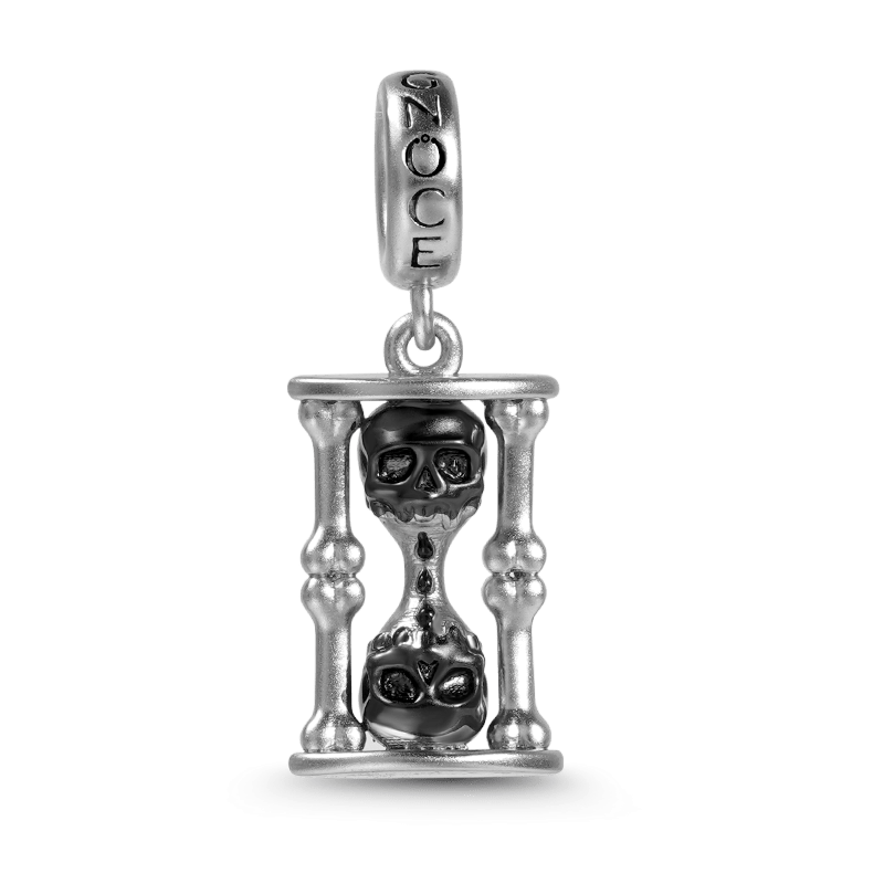 Skull Hourglass Pendant