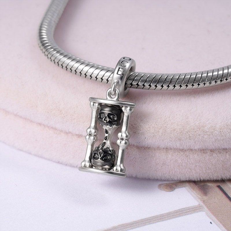 Skull Hourglass Pendant
