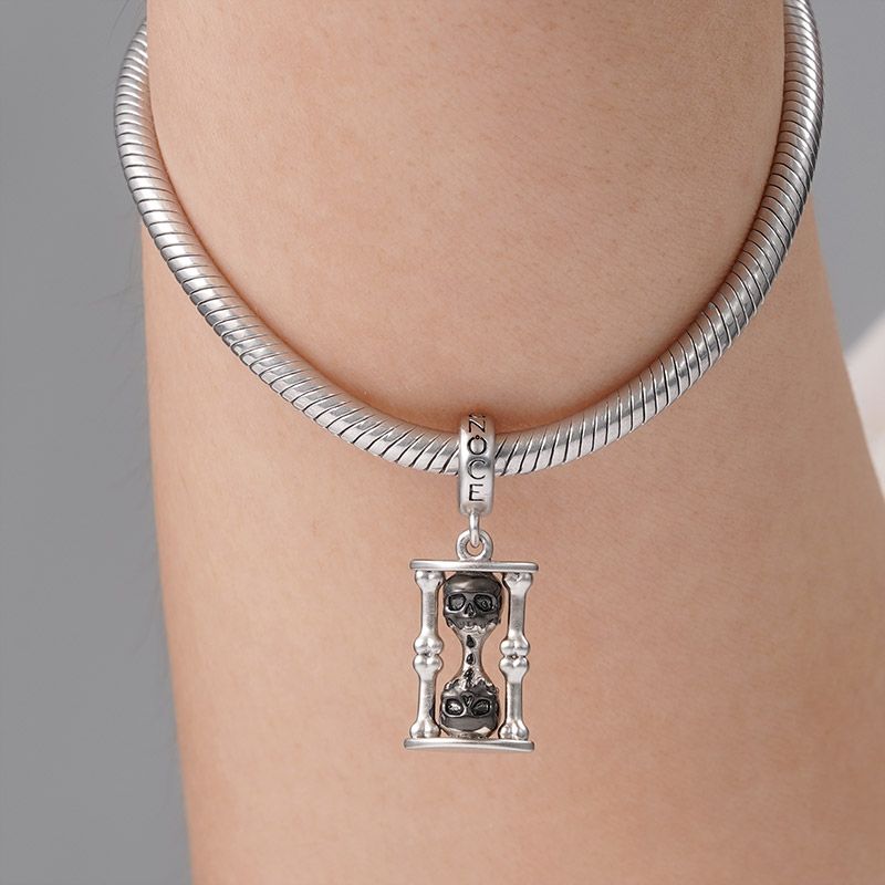 Skull Hourglass Pendant