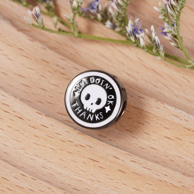 Skelly Skull Charm