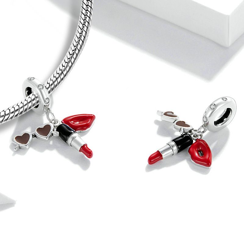 Lipstick & Sunglasses Pendant