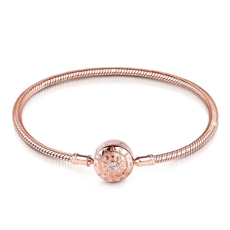 18K Rose Gold Causal Bracelet