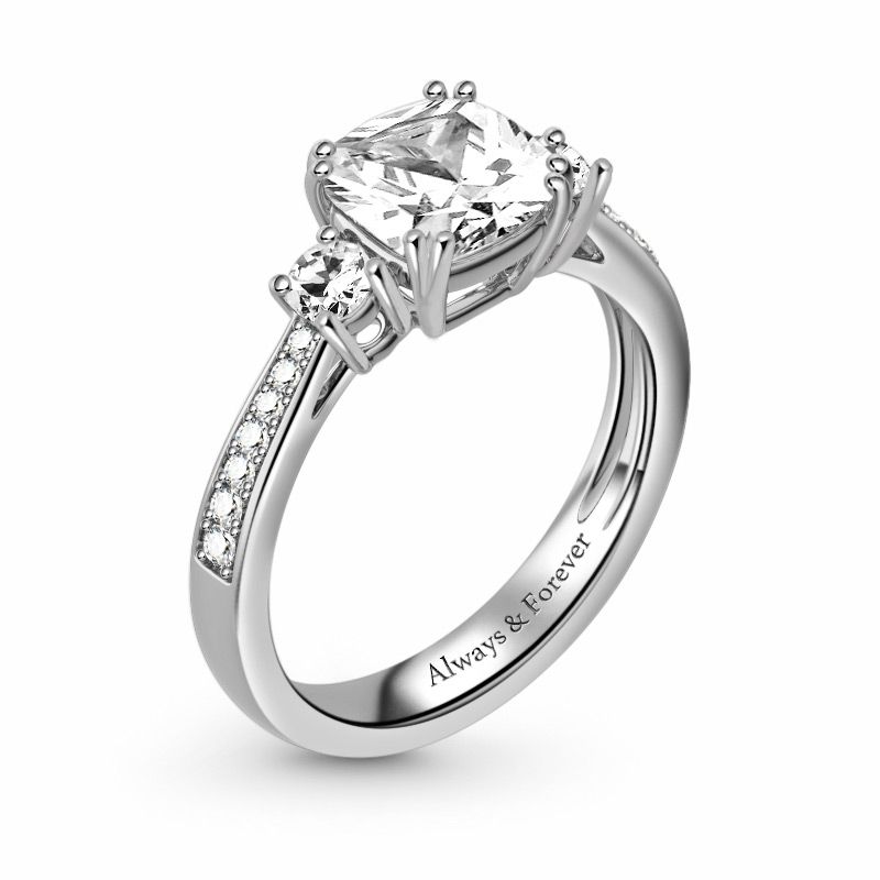 Customized Ring With Cz