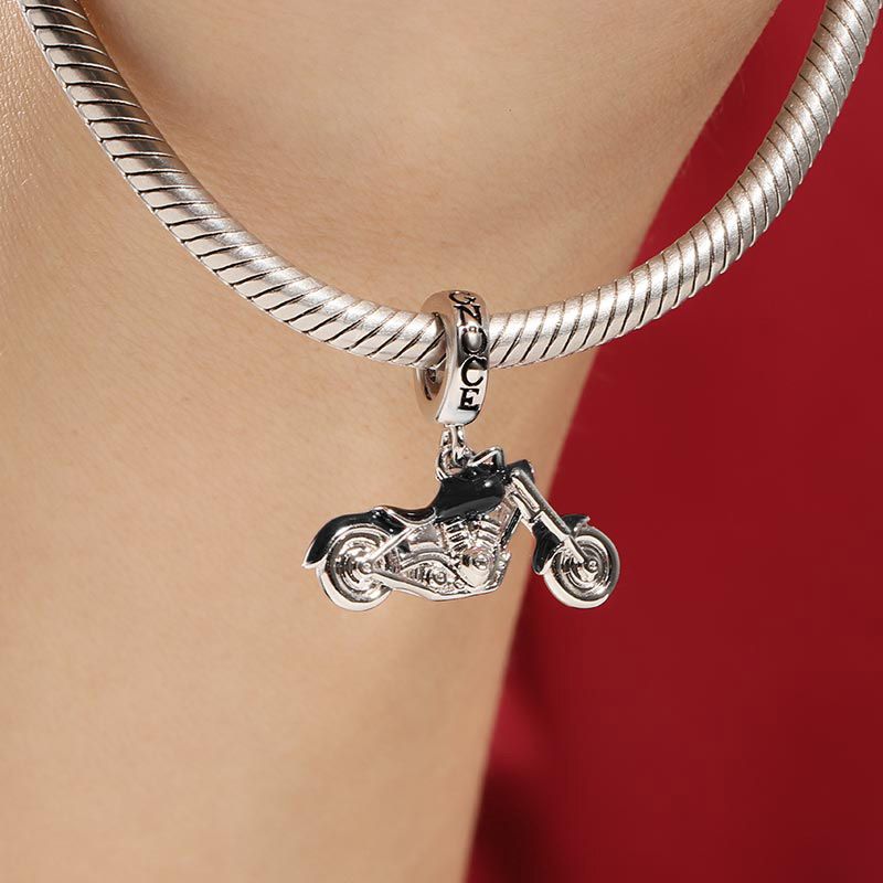 Black Motorcycle Pendant