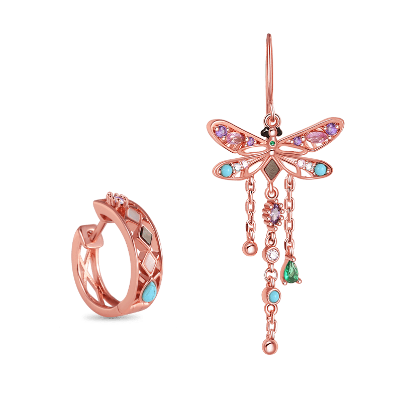 Dragonfly Dangle Earrings