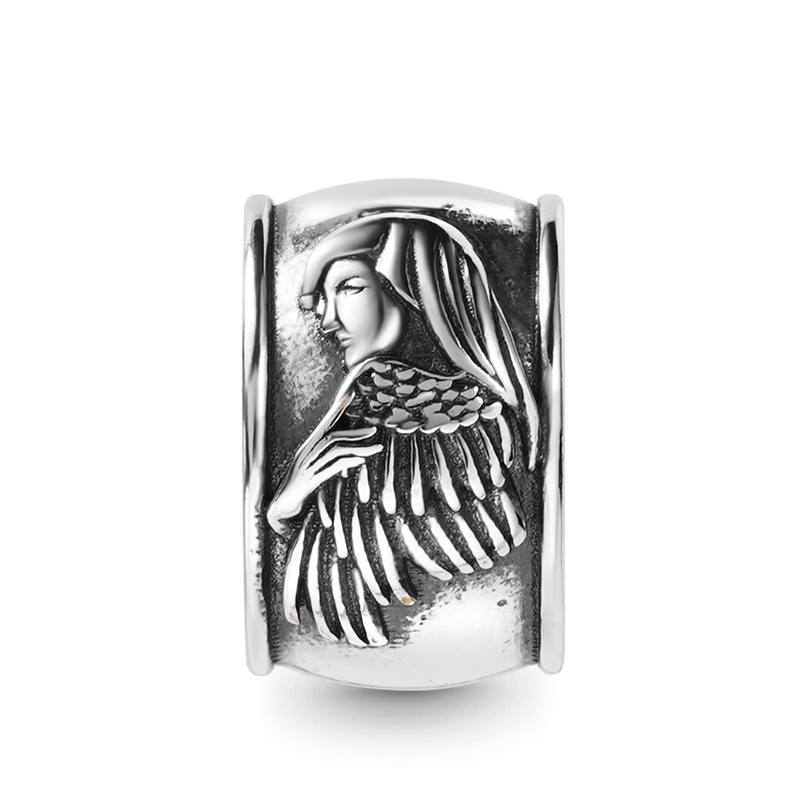 Angel & Burning Heart Charm Bracelet