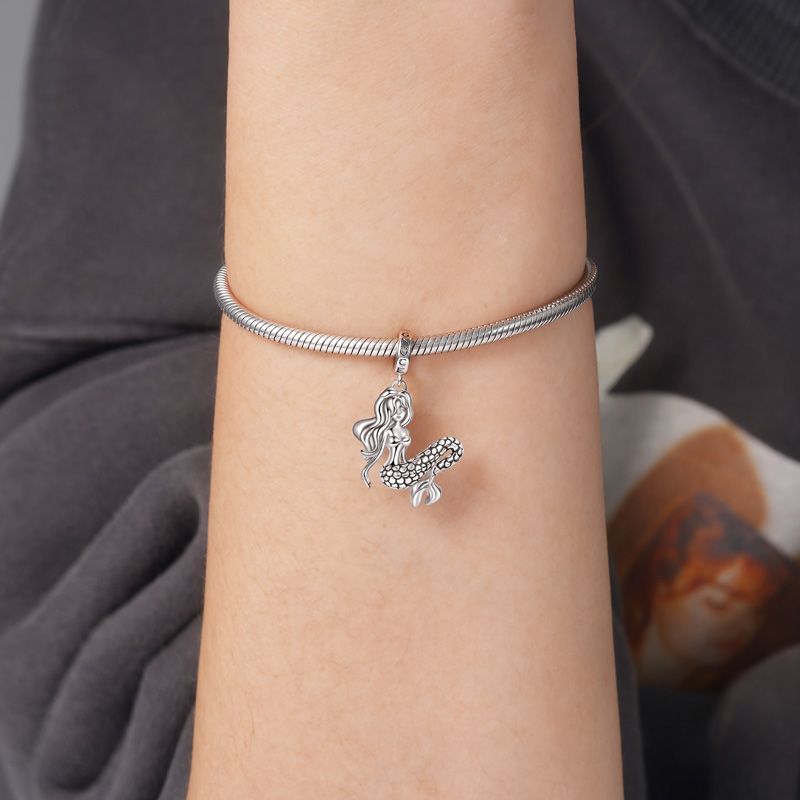 Sleeping Mermaid Pendant