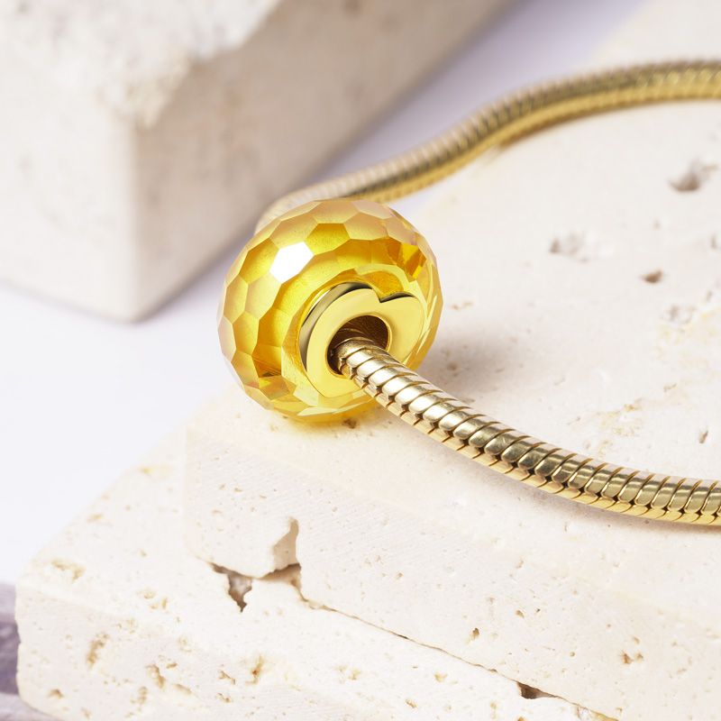 Natural Zircon Charm