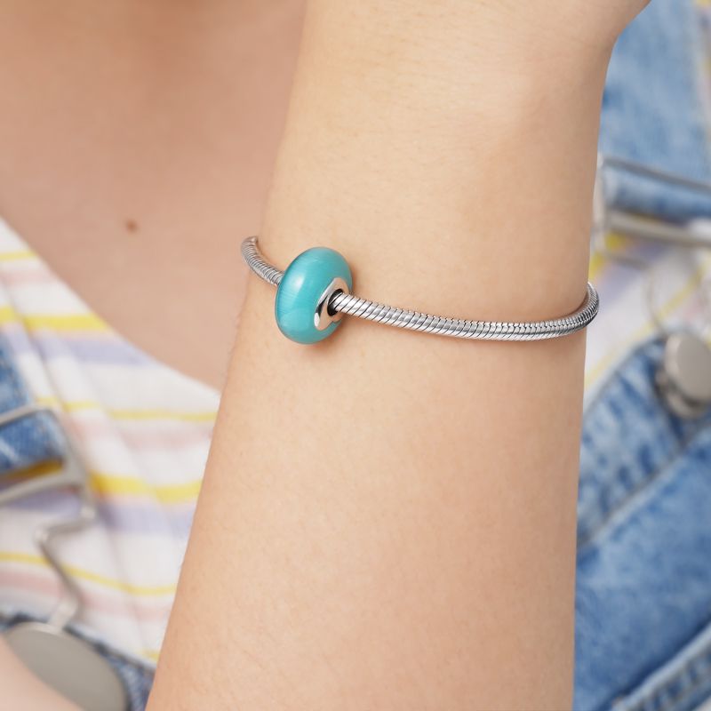 Cats Eye Natural Stone Charm