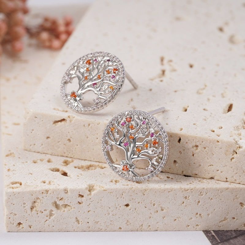 Tree of Life Ear Studs