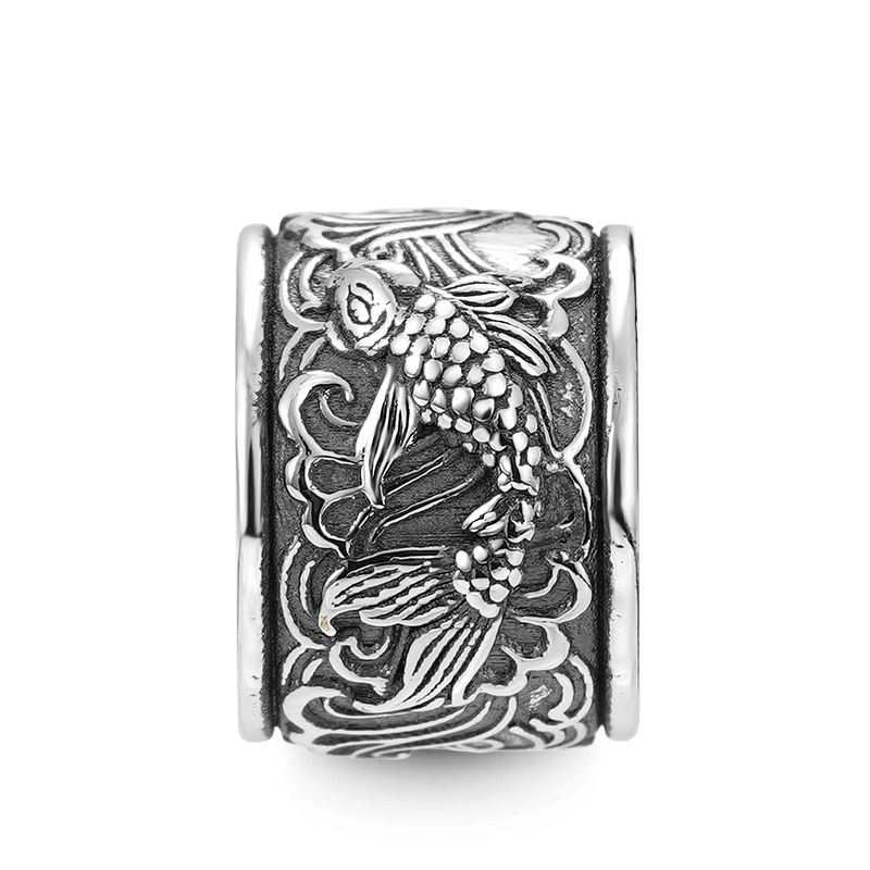 Koi Fish & Customized Charms Bracelet