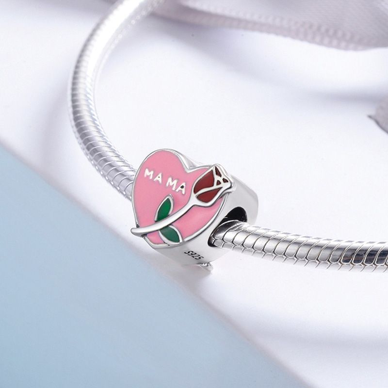 MA MA Heart Charm