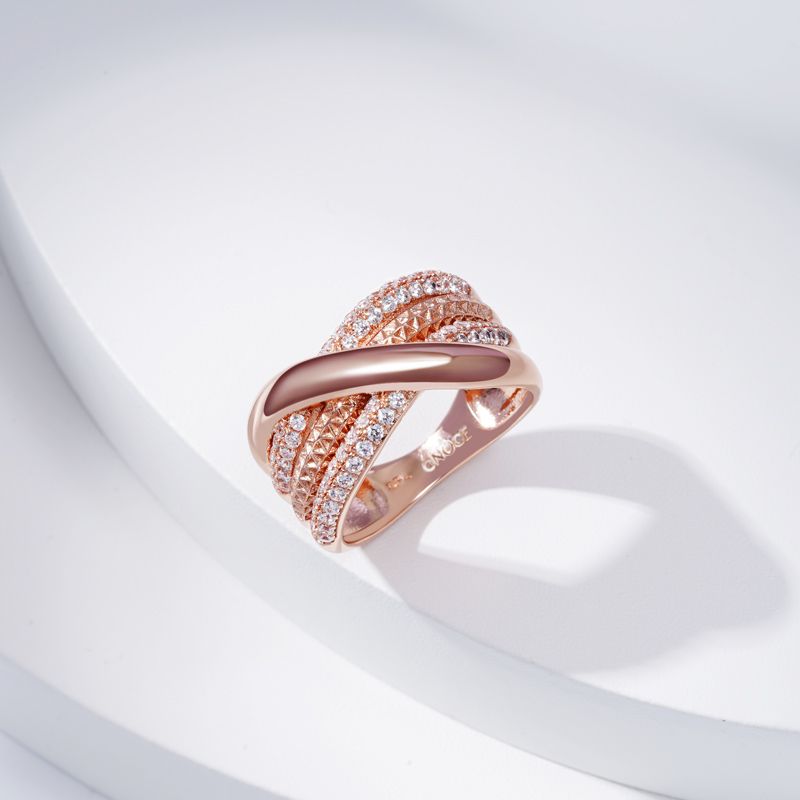Intertwined Band Ring