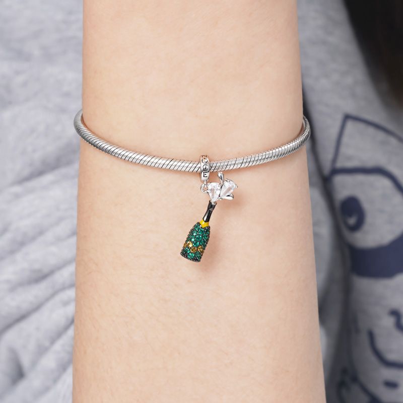 Champagne Bottle Pendant