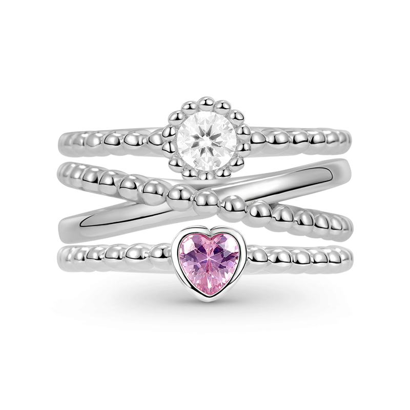 Beaded Stackable Ring