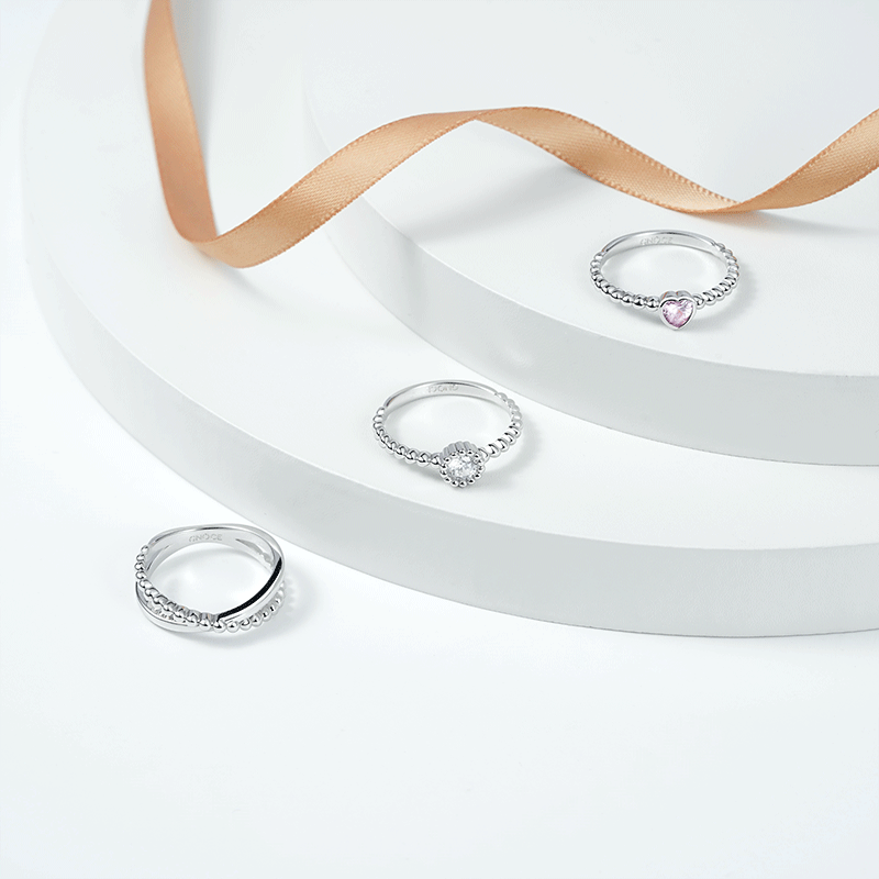 Beaded Stackable Ring