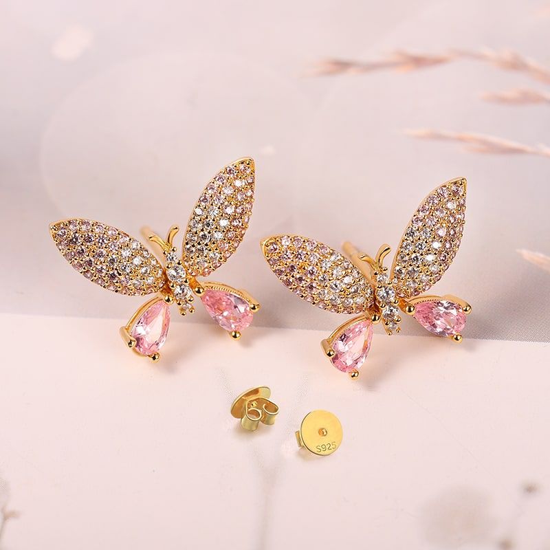Butterfly Stud Earrings