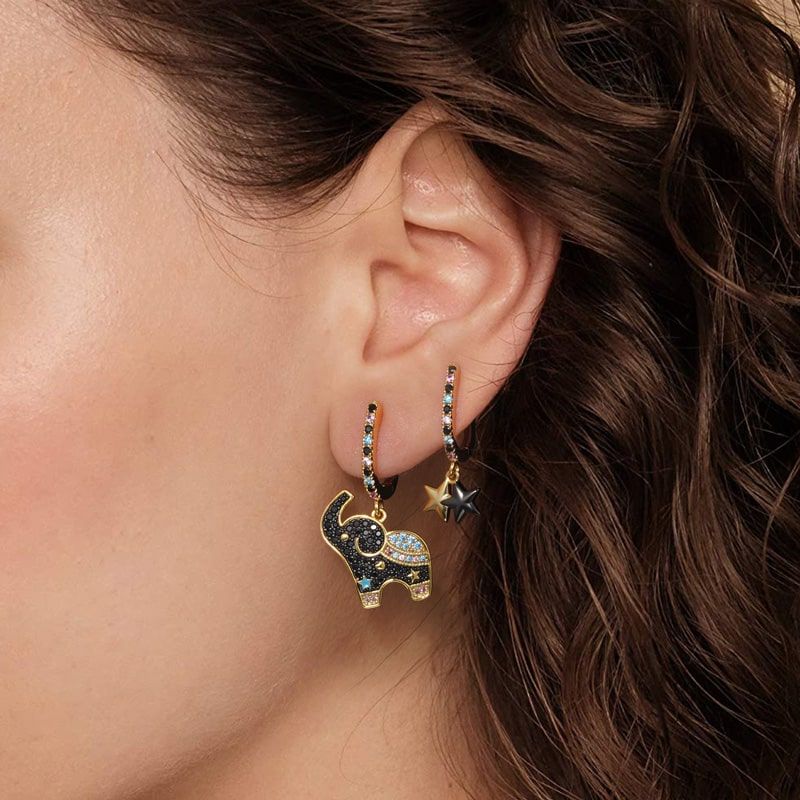 Elephant Dangle Earrings