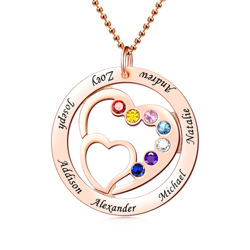 Heart in Heart Necklace