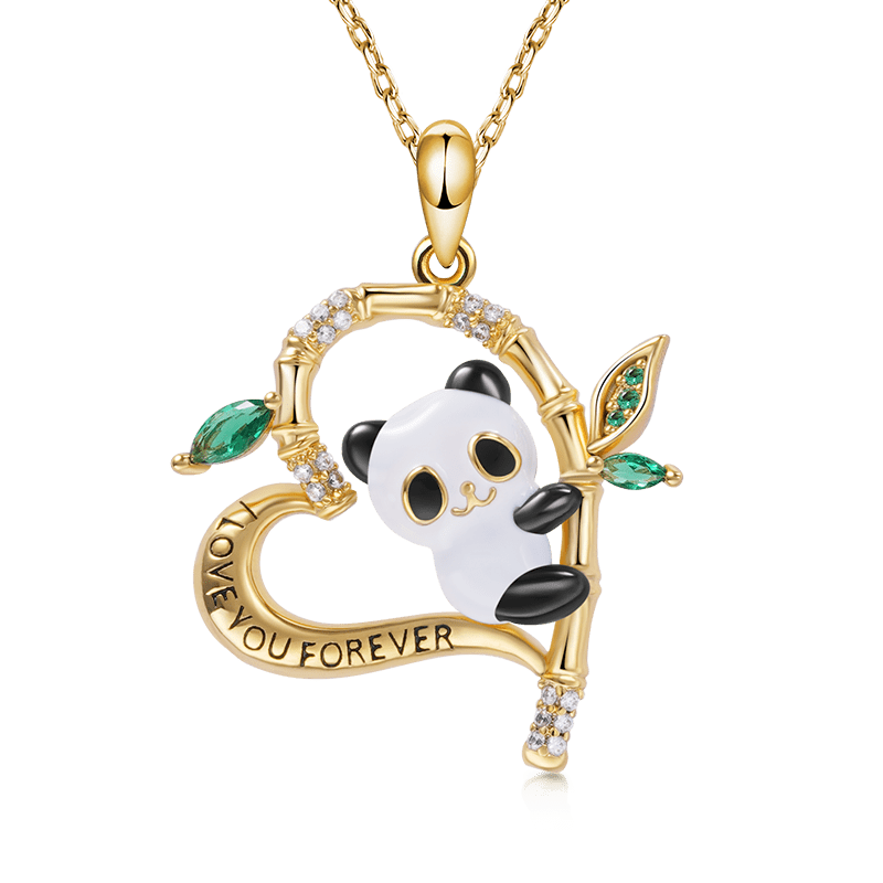 Panda Heart Necklace