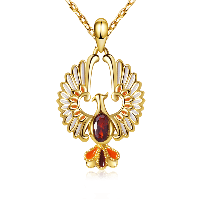 Golden Phoenix Necklace