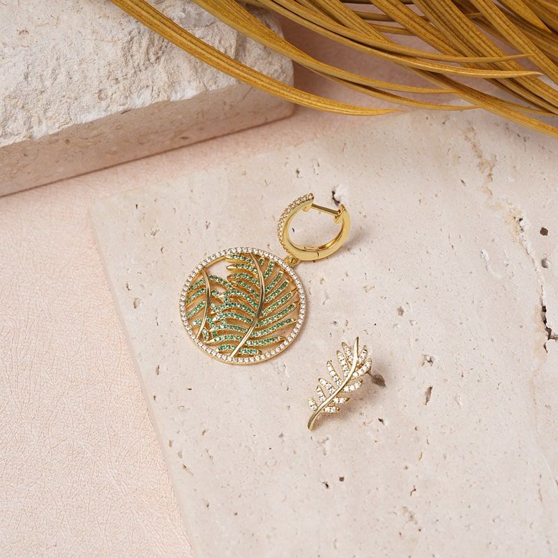 Leaves Dangle Earrings