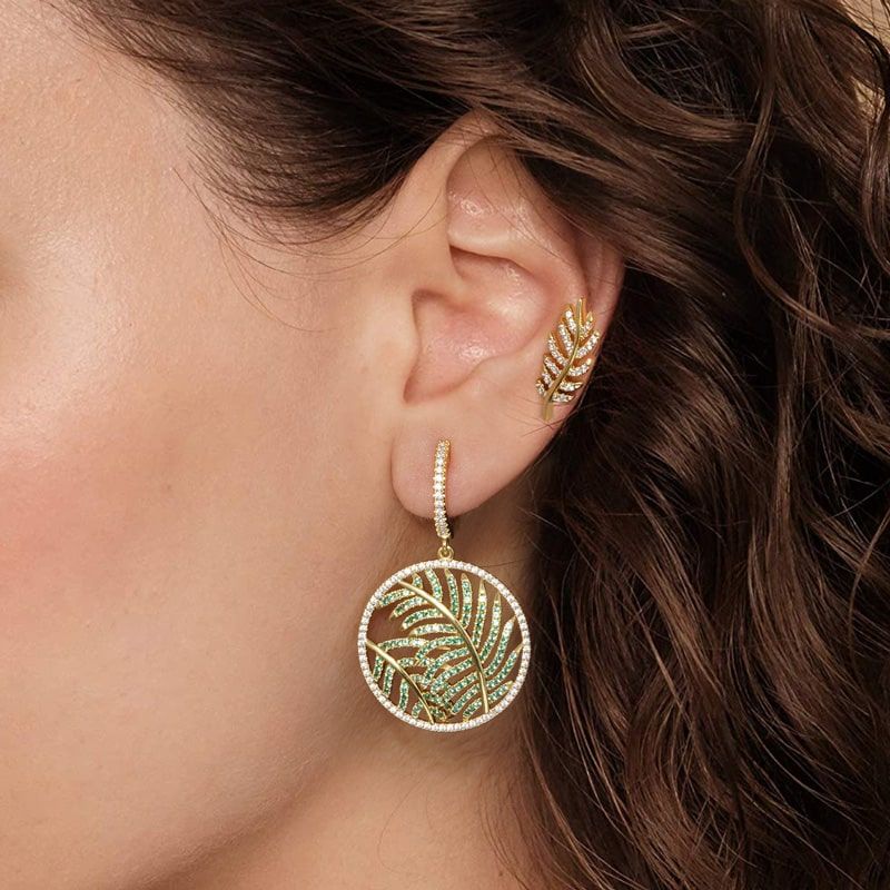 Leaves Dangle Earrings