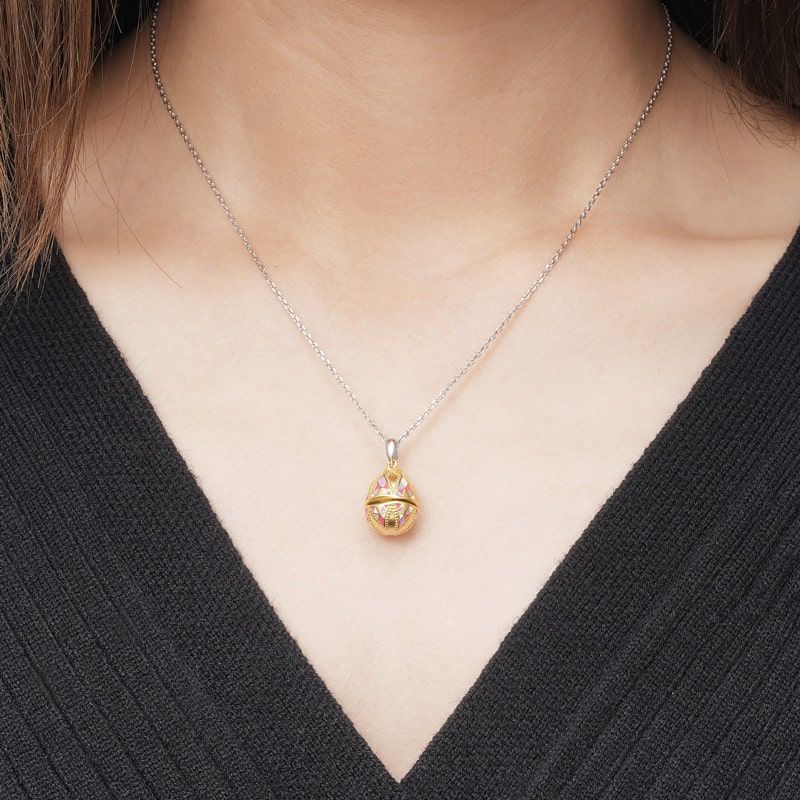 Bunny Easter Egg Necklace