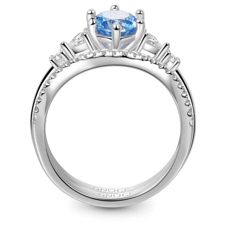 Round-cut Stacking Ring Set