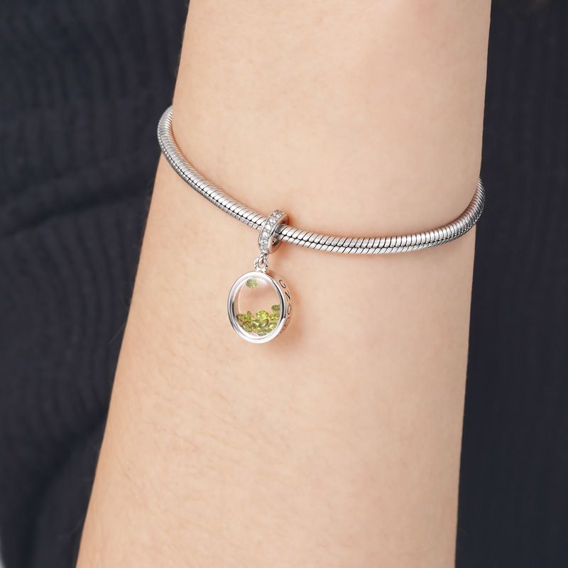 Oval Birthstone Pendant