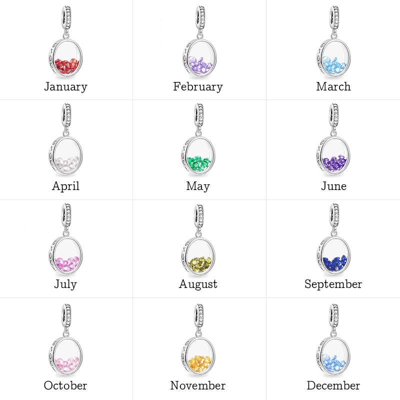 Oval Birthstone Pendant