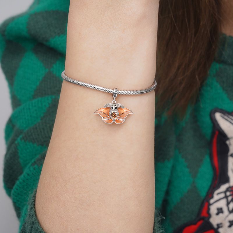 Japanese Silk Moth Charm