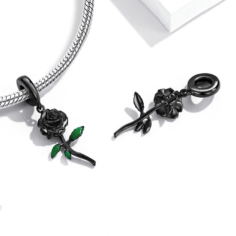Black Rose Pendant