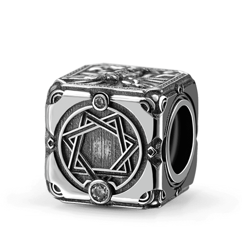 Sword and Skeleton & Customized Charms Bracelet