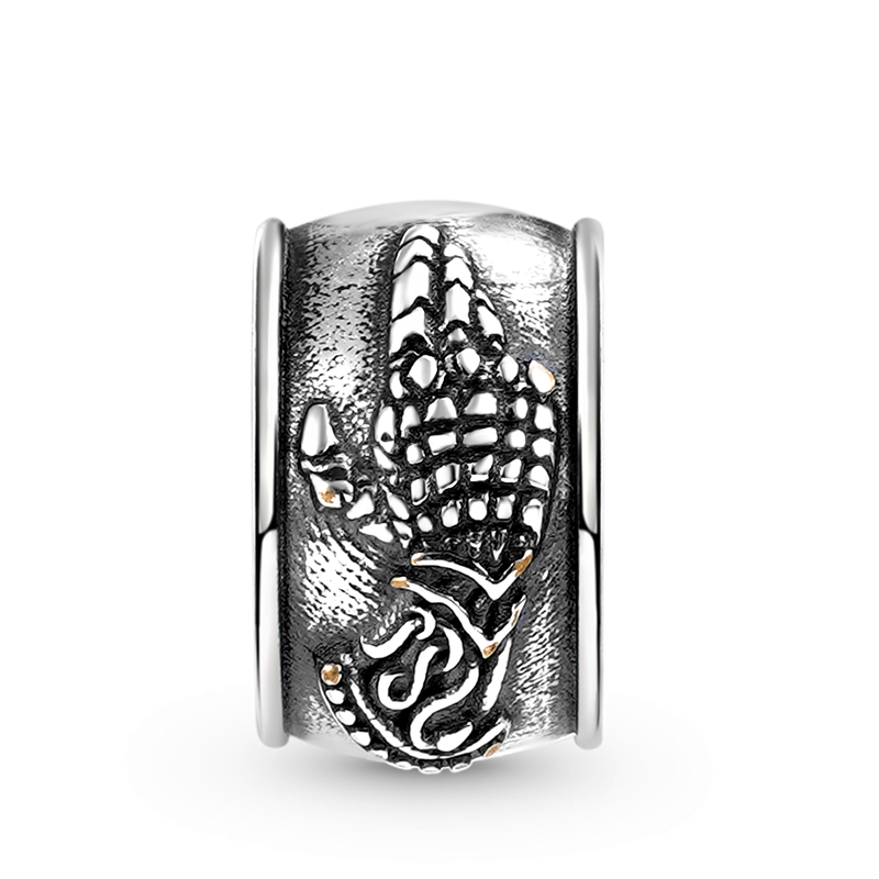 Skeleton Knight Armor Charm Bracelet