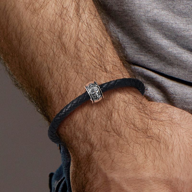 Skeleton Knight Armor Charm Bracelet