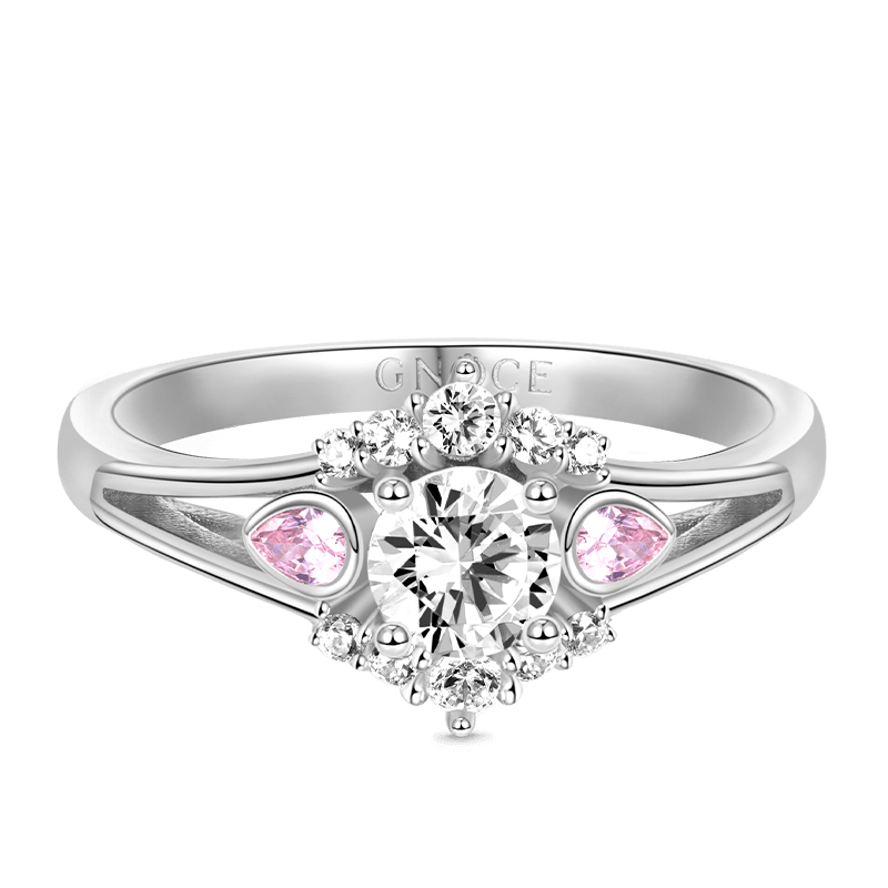 Round-cut Promise Ring