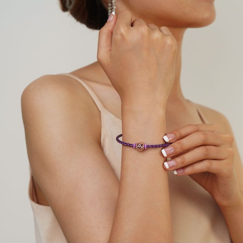 Pink Purple Basic Bracelet