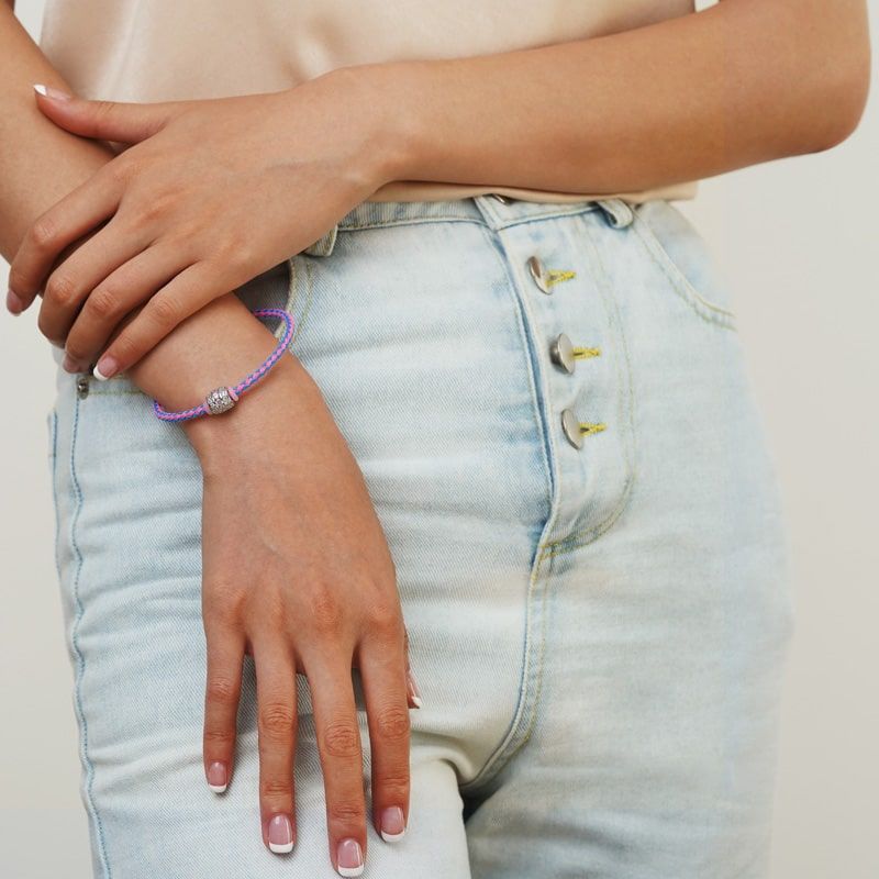 Blue Pink Basic Bracelet