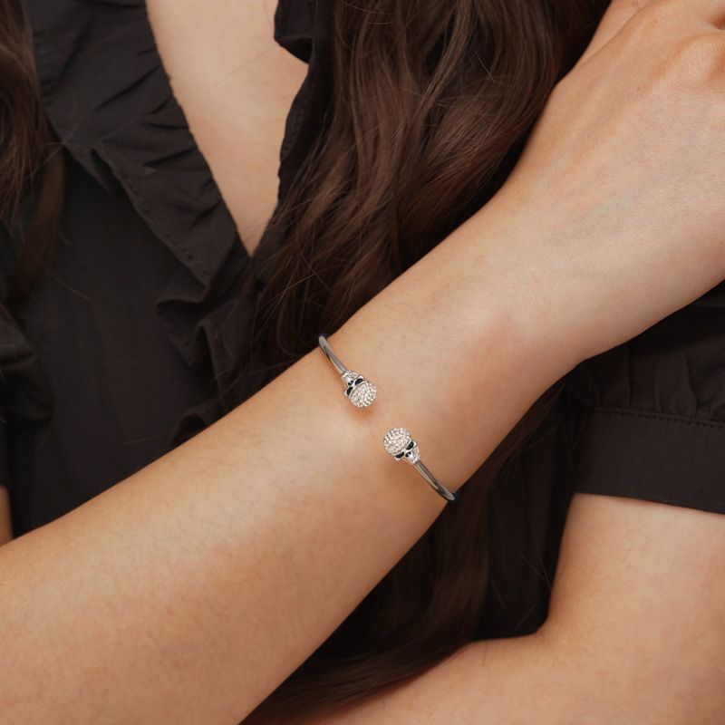 Skull Open Bangle