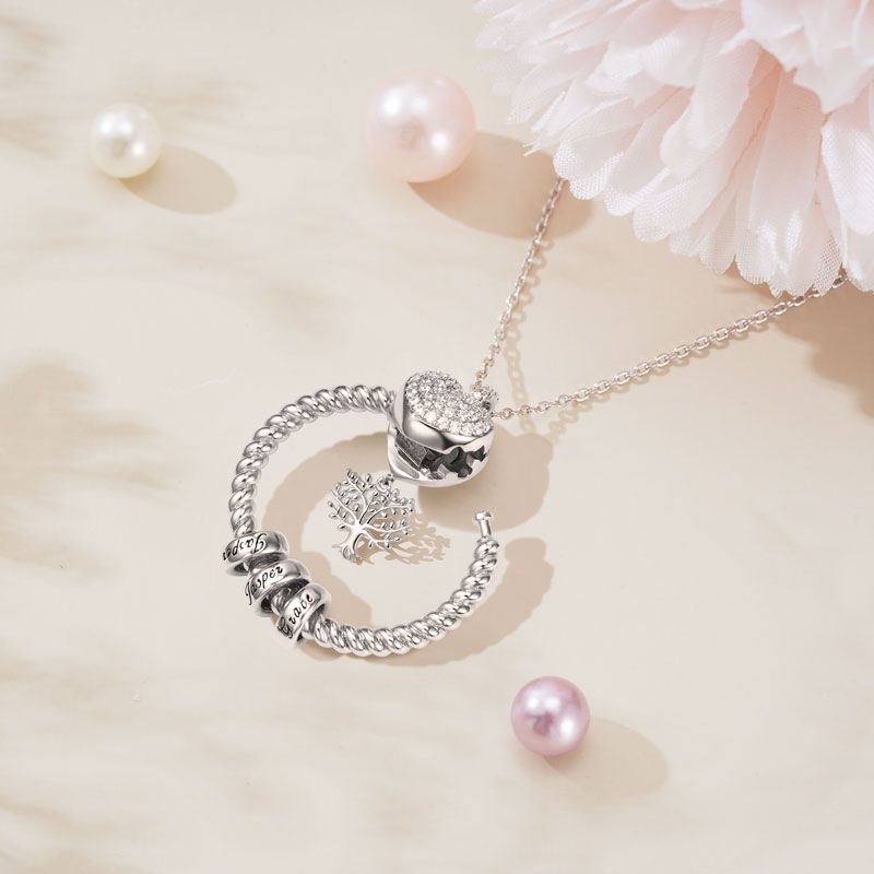 O Pendant Personalized Necklace